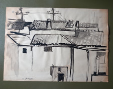 Giulio Ruffini - Acquerello cm 50 x 35