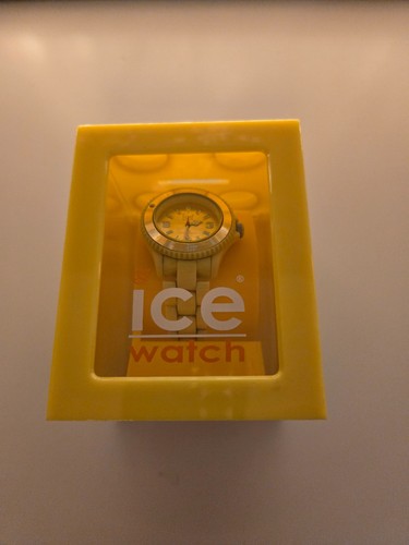 Orologio ghiaccio giallo - orologio,