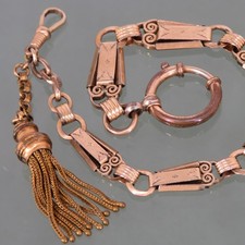 Collana orologio oro doppia