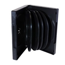Two Multi 10 Disc CD DVD Black