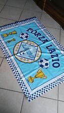 BELLISSIMA BANDIERA LAZIO FINE ANNI 90 130 CM X 88 CM