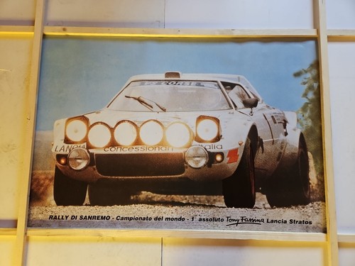 Raro poster rally sanremo - rally,
