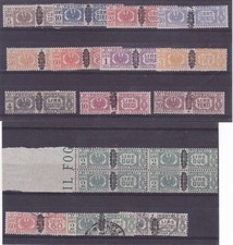 1945 ITALIA RSI LUOGOTENENZA PACCHI POSTALI CON FREGIO MLH + quartina Lusso