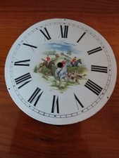 ANTICO QUADRANTE PER OROLOGI OROLOGIO A PENDOLO MORBIER Diametro cm.25