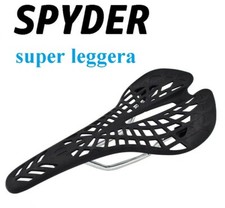 SELLA SUPER LEGGERA SPIDER ALLUMINIO CONFORT FLETTENTE  BICI CORSA Mountain bike