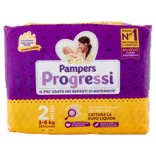 Pampers progressi mini 6kg - progressi, 3-6kg
