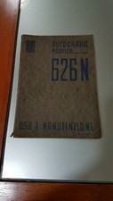 Libro uso e manutenzione autocarro Fiat 626 N  WW2 con documento soldato scritto