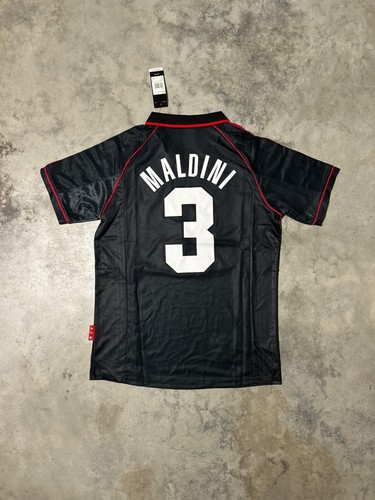 Jersey maldini away milan - jersey,