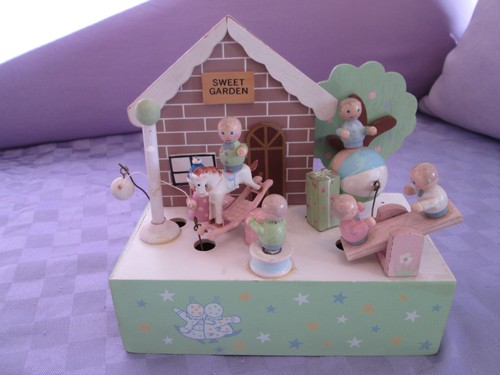 Carillon vintage legno con - vintage, in
