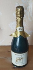 Candela a forma di bottiglia millennium 2000 champagne