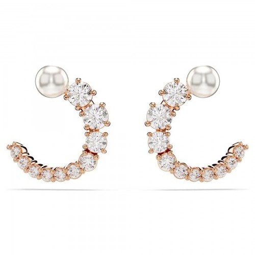Orecchini buco swarovski - orecchini,