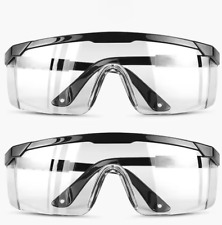 OCCHIALI PROTETTIVI da Lavoro Trasparenti di Sicurezza e Protezione 2 PEZZI