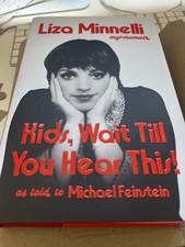 Liza Minnelli SIGNED BOOK