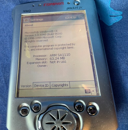 Compaq ipaq vintage pocket - compaq,