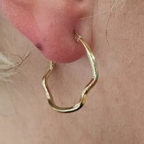 Orecchini oro 18k 750 mls - oro,