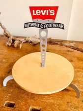 Espositore Levis Accessori Vintage Levi’s Legno Alluminio scarpe portafogli ecc