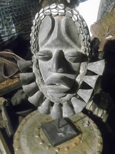 Grande maschera africana costa - maschera,