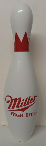 Miller high life bowling pin - miller,