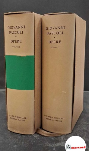 Pascoli giovanni and - giovanni.,
