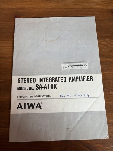 Aiwa a10k amplificatore - aiwa, sa-a10k