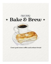 Affascinante poster di caff�
