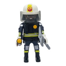 Playmobil figura pompiere tuta