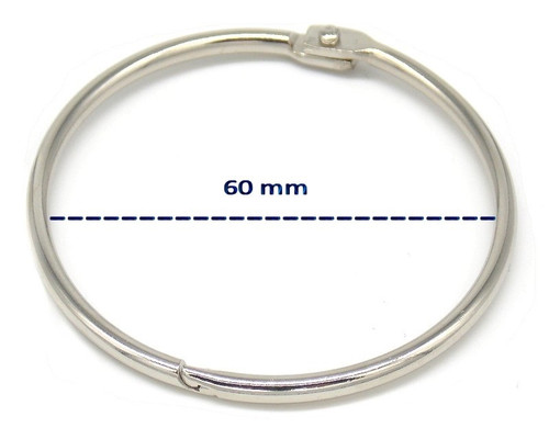 Anello apribile acciaio - in,