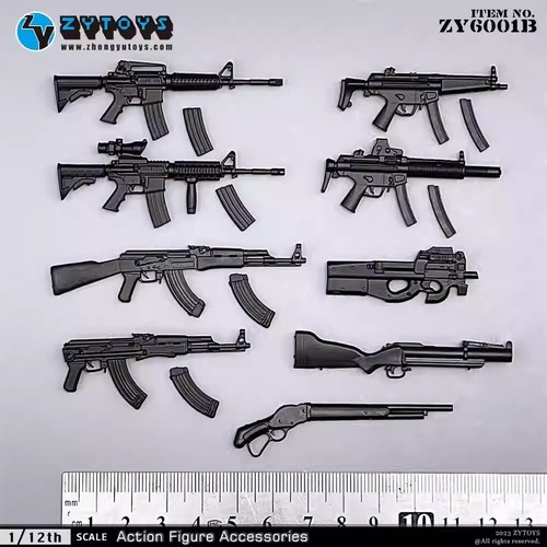 Pezzi pistola fucile - 1:12,