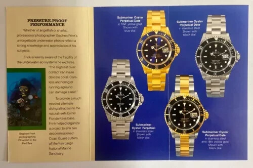 Rolex brochure 1990 - rolex, 1990’s