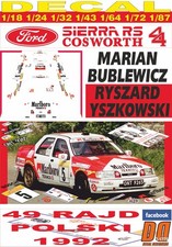 DECAL FORD SIERRA RS COSWORTH