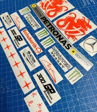 Set Adesivi Casco Motorsport -