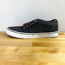 Scarpe da skate Vans Atwood in tela da uomo 9 grigio marrone sneakers basse stringate