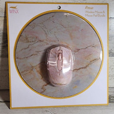 Pacchetto mouse e mouse pad wireless Winx Reese