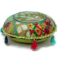 Copricuscino Pouf Verde
