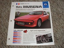 France 1980-1983 Matra Murena