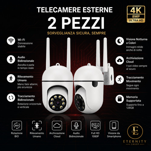 Telecamera esterna wifi - wifi, smart