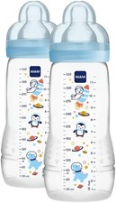 MAM Biberon Easy Active Baby Bottle 330 ml (Set da 2) Kit da 2 biberon MAM per