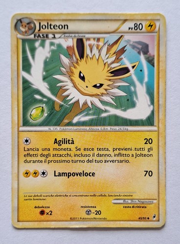 Jolteon heartgold - jolteon, 45/95