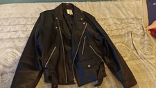 Giacca di Pelle Chiodo Taglia L