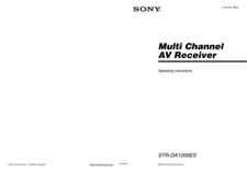 Sony str da1200es ricevitore - sony, str-da1200es