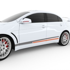 2x Adesivi Laterali Auto