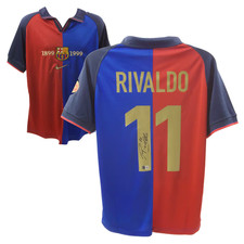Maglia calcio rivaldo firmata - calcio,