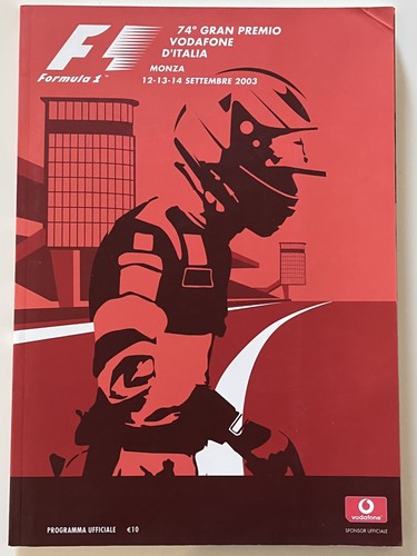 Monza 2003 official program - monza,