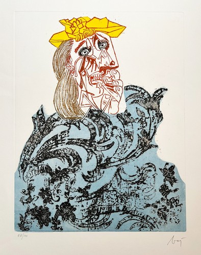 Enrico baj chez - -, picasso