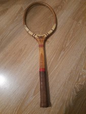 RACCHETTA TENNIS VINTAGE MAXPLY DUNLOP FORT  IN LEGNO. 