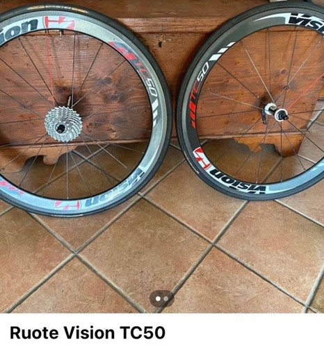Ruote carbonio vision tc50 - carbonio,