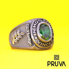 ANELLO MASSONICO PLACCATO ORO