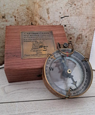 BUSSOLA OTTONE ANTICATO CON