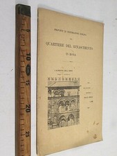 1918 ROMA QUARTIERE RINASCIMENTO PIANO REGOLATORE EDILIZIA ILLUSTRATO SC81