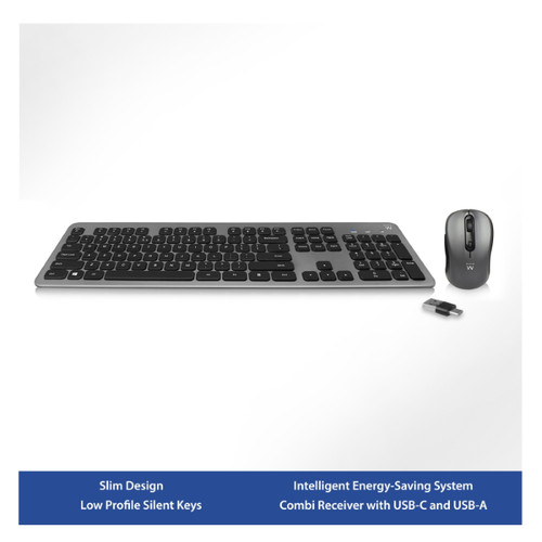 Kit tastiera mouse wireless - +,